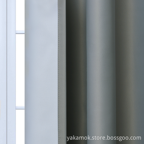 Grey Ombre Curtains with Grommet